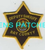 MICHIGAN,A,BAY COUNTY SHERIFF BADGE PATCH 1